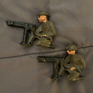 Grey Iron toy soldiers